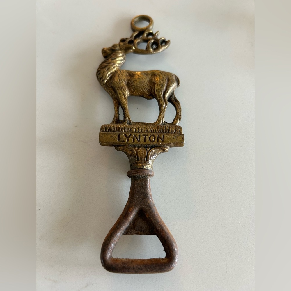 Vintage ( 1970s) Great Britain brass bottle opener .